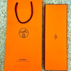 NEW HERMES Tie Box With Bag (Authentic)